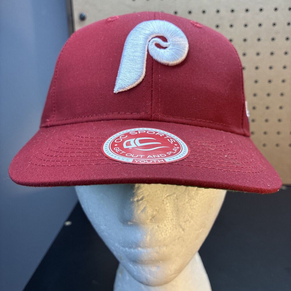 Philadelphia Phillies Hat Cap Adjustable YOUTH OC Sports Team MLB Cooperstown
